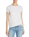 Marc New York Performance Twisted Faux-knot Tee In White