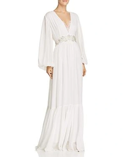 French Connection Cari Sparkle Wedding Dress In Summer White