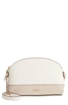 Kate Spade Cameron Street - Hilli Leather Crossbody Bag - Ivory In Cement/ Tusk