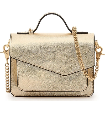 Botkier Mini Cobble Hill Calfskin Leather Crossbody Bag - Yellow In Gold
