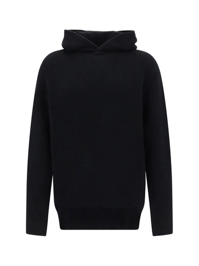 Burberry Forister Hooded Sweatshirt In Black