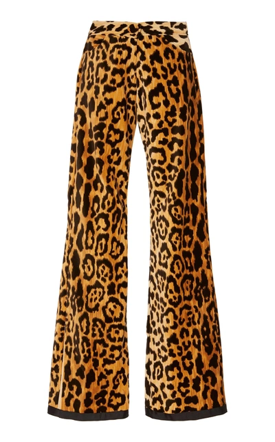 Alix Of Bohemia Limited Edition Jerry Velvet Leopard Jeans In Multi