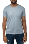 X-ray Solid V-neck Flex T-shirt In Slate Blue