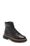 Linea Paolo Boca Lace-up Boot In Black Leather