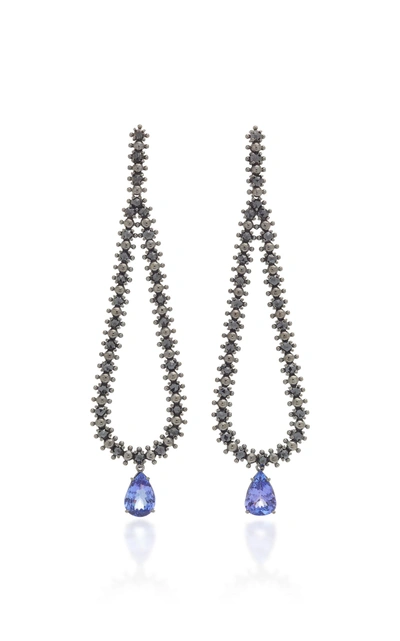 Carla Amorim Jardim Vertical Earrings In Black