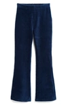 Tractr Kids' Pull-on Flare Corduroy Pants In Navy