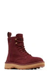 Sorel Hi-line Platform Combat Boot In Spice/ Caribou Buff