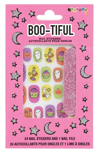Iscream Kids' Boo-tiful Nail Stickers In Multi