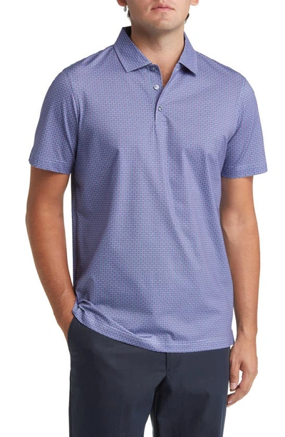 Bugatchi Victor Ooohcotton® Microprint Polo In Orchid