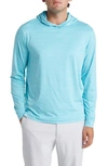 Johnnie-o Talon Prep-formance Long Sleeve Hooded T-shirt In Caicos