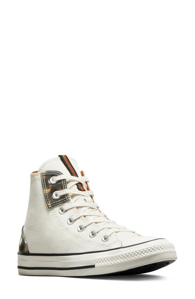 Converse Chuck Taylor® All Star® High Top Sneaker In Egret/ Tawny Owl/ Black