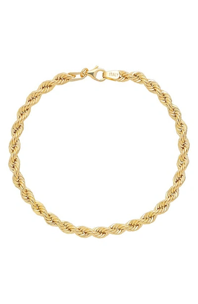 Bony Levy 14k Gold Rope Chain Bracelet In 14k Yellow Gold