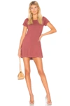 Michael Lauren Cuba T Shirt Dress In Mauve