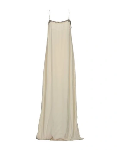 Intropia Long Dresses In Ivory