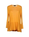 Roberto Collina Sweater In Ocher