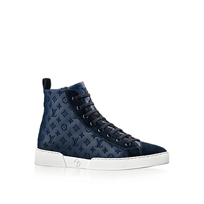 Louis Vuitton Stellar Sneaker Boot In Bleu