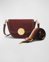 Oryany Lottie Saddle Suede Crossbody Bag In Brown