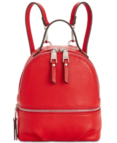 Steve Madden Jacki Convertible Backpack In Red/silver