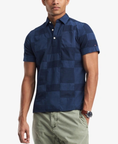 Tommy Hilfiger Men's Classic Fit Patchwork Polo In Multi