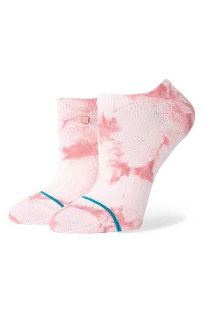 Stance Mauve Tie Dye Cotton Blend Ankle Socks In Lilac