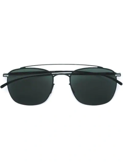 Mykita Maison Martin Margiela X  Aviator Sunglasses In Green