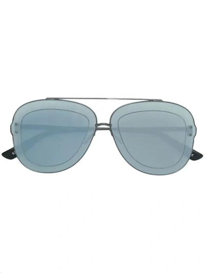 Christian Roth Eyewear Nomina Aviator Sunglasses - Black