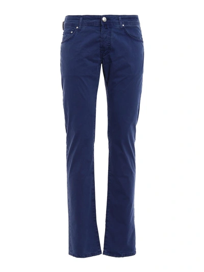 Jacob Cohen Slim-fitted Jeans In Blue