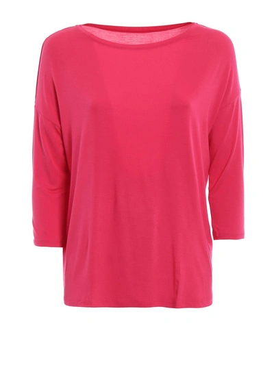 Majestic Long-sleeved Top In Pink