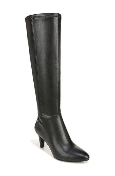 Lifestride Gracie Knee High Boot In Black Leather