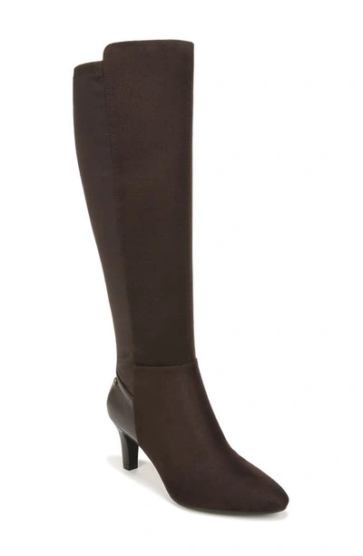 Lifestride Gracie Knee High Boot In Dark Chocolate