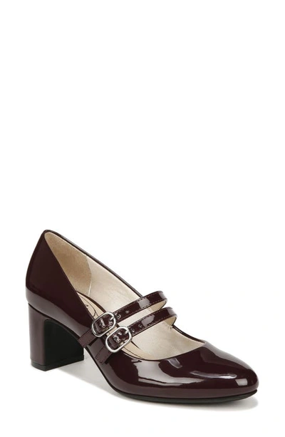 Lifestride True Mary Jane Pump In Pinot Noir Faux Patent