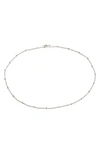Made By Mary Satellite Chain Necklace In Silver