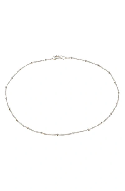 Made By Mary Satellite Chain Necklace In Silver