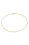 Made By Mary Satellite Chain Necklace In Gold