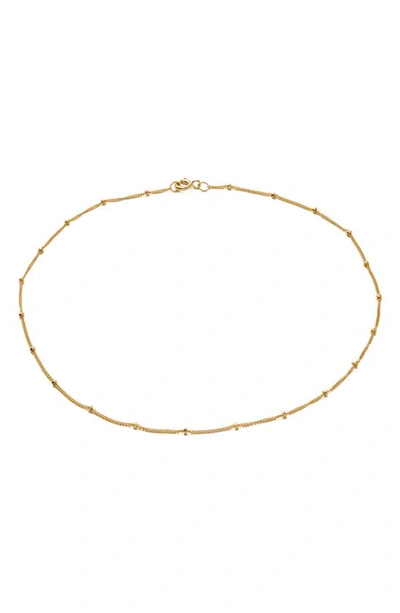 Made By Mary Satellite Chain Necklace In Gold