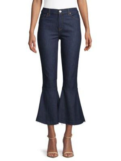 7 For All Mankind Priscilla Flared Jeans In Blue