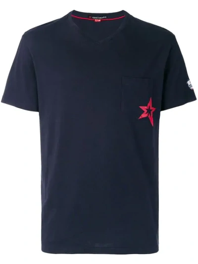 Perfect Moment Star Pocket T-shirt In Blue