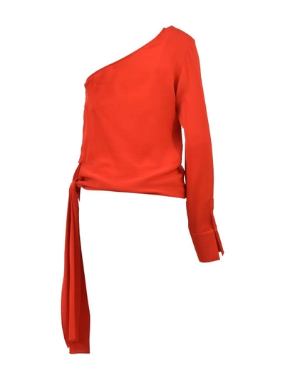 Stella Mccartney One-shoulder Top Red