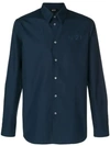 N°21 Long Sleeve Branded Shirt In Blue