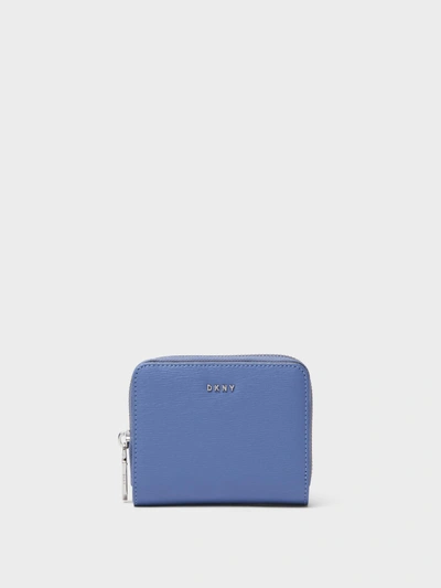 Donna Karan Sutton Small Wallet In Blue