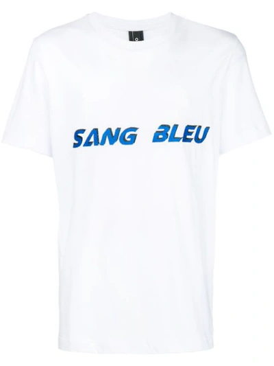 Omc Sang Bleu Embroidered T-shirt In White