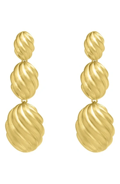 Dean Davidson Forme Statement Drop Earrings In Gold