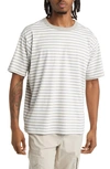 Bp. Stripe Cotton T-shirt In Grey Owl Stripe
