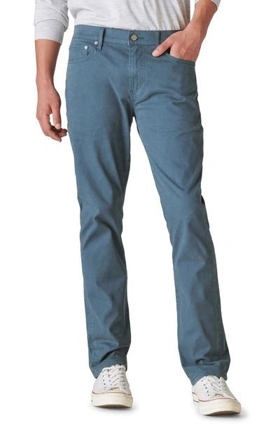 Lucky Brand 410 Athletic Stretch Cotton Five Pocket Trousers In Orion Blue