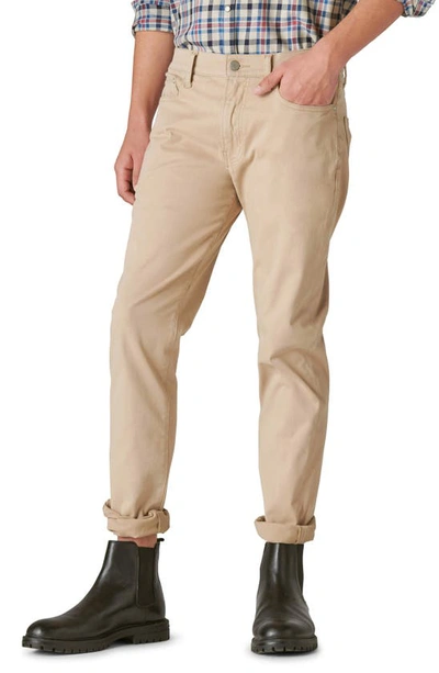 Lucky Brand 410 Athletic Stretch Cotton Five Pocket Pants In Sandstone