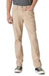 Lucky Brand 223 Straight Fit Cotton Five Pocket Pants In Sand