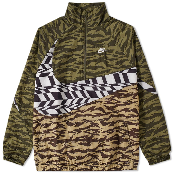 nike vaporwave woven half zip jacket