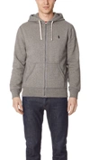 Polo Ralph Lauren Classic Fleece Full Zip Hoodie In Alaskan Heather