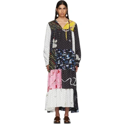 Loewe Multicolor Paula's Ibiza Edition Patchwork Dress