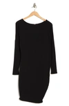 Go Couture Long Sleeve Dress In Black